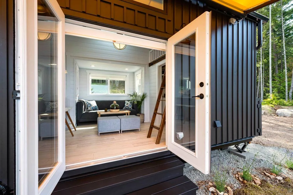 French Doors - Double Slide-Outs by Mint Tiny Homes