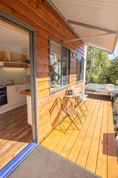Fold Down Deck - Beach Shack by Tiny Homes Tilba Australia