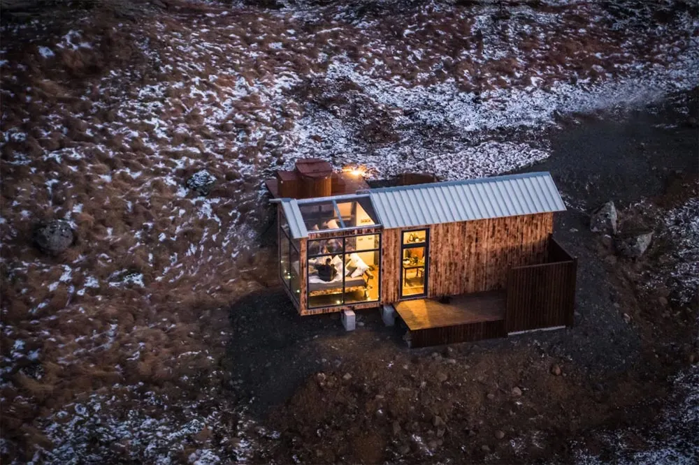 Aerial View - Panorama Glass Lodge