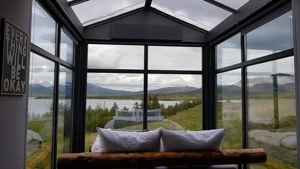 View From Bedroom - Panorama Glass Lodge