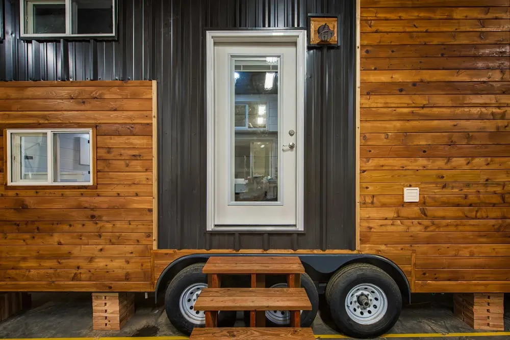 Cedar & Metal Exterior - Grizzly by Backcountry Tiny Homes