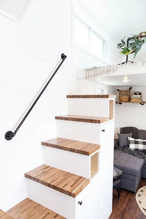 Storage Stairs - Rumspringa by Liberation Tiny Homes