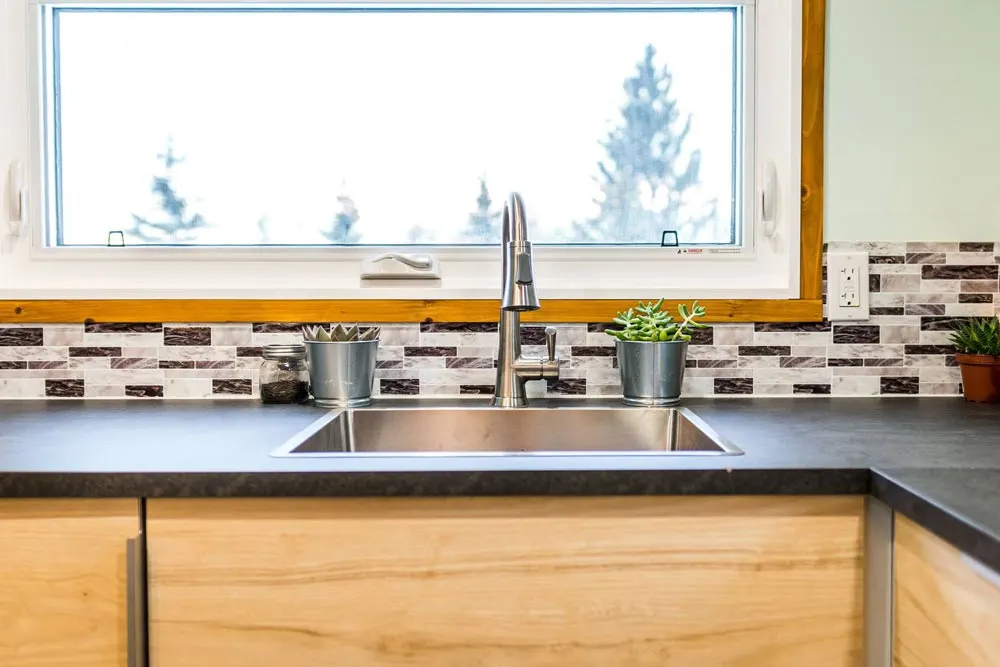 Kitchen Sink - Tiny Show Home by Vagabond Tiny Homes