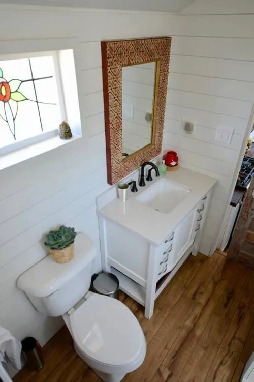 Bathroom - Bohemian Bungalow by Hill Country Tiny Houses