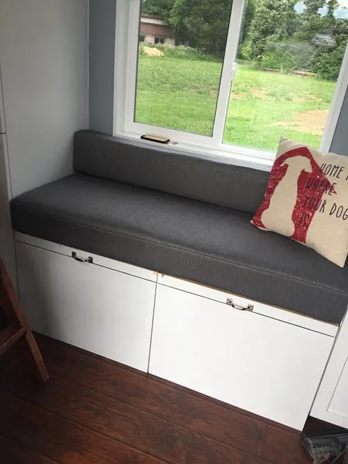 Couch w/ Storage - Expedition by Maverick Tiny Homes