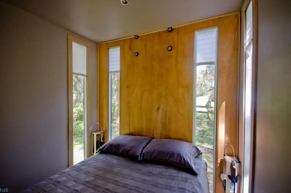 Bedroom Windows - hâB Shipping Container Tiny Home