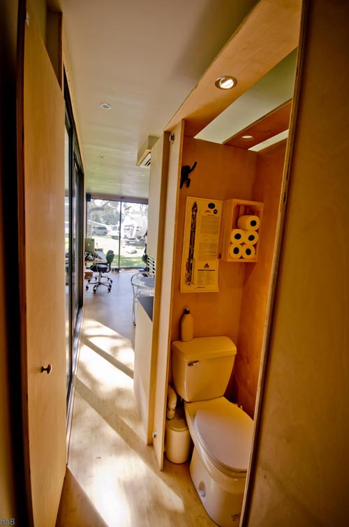 Toilet - hâB Shipping Container Tiny Home