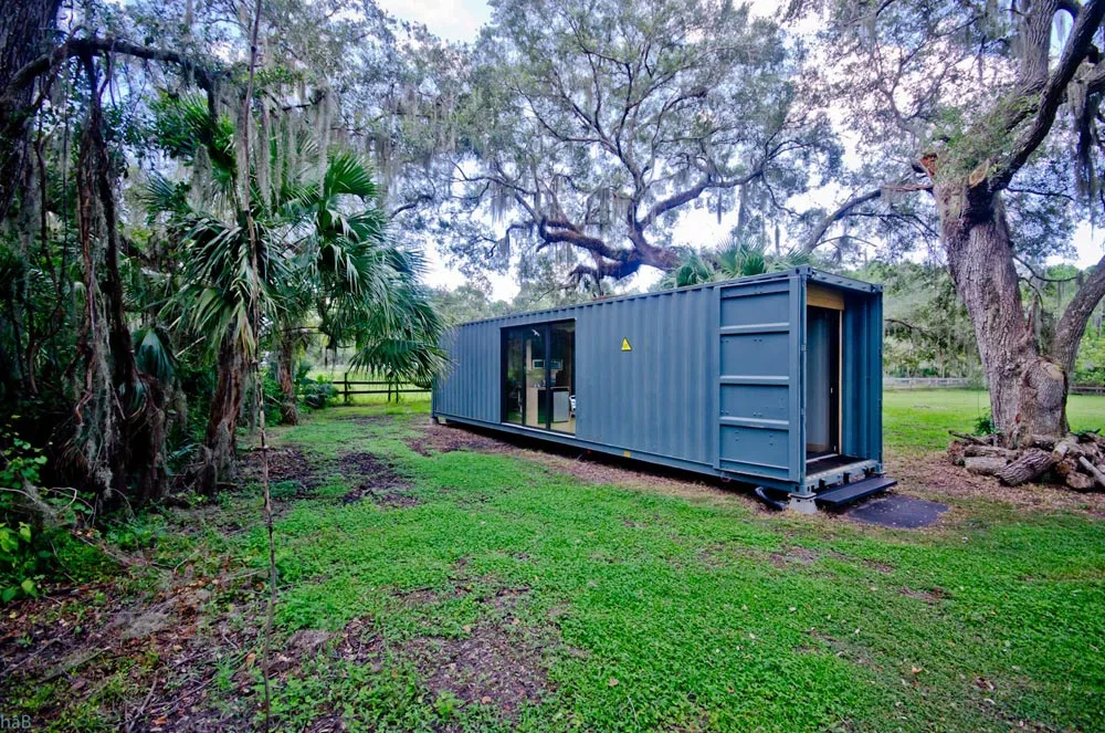Industrial Finish - hâB Shipping Container Tiny Home