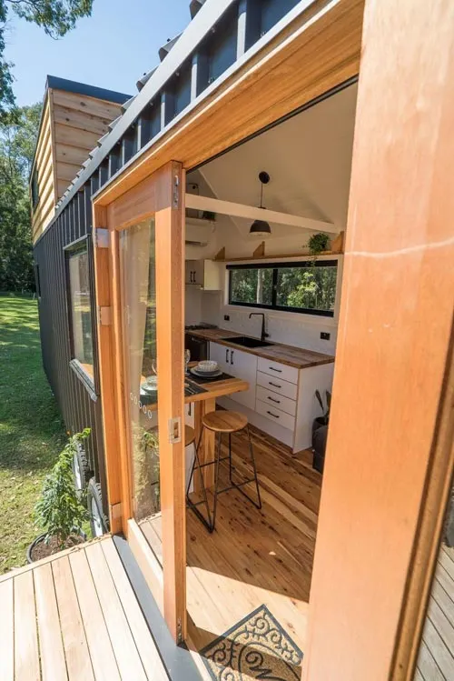 Double Glass Doors - Sojourner by Häuslein Tiny House Co