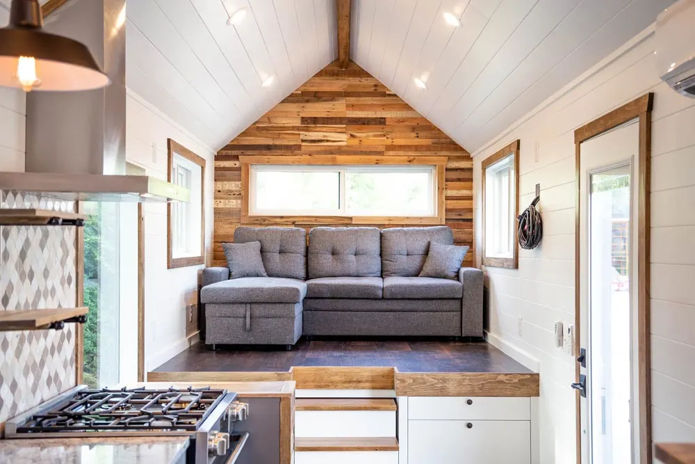 Raised Living Room - Tedesco by Liberation Tiny Homes