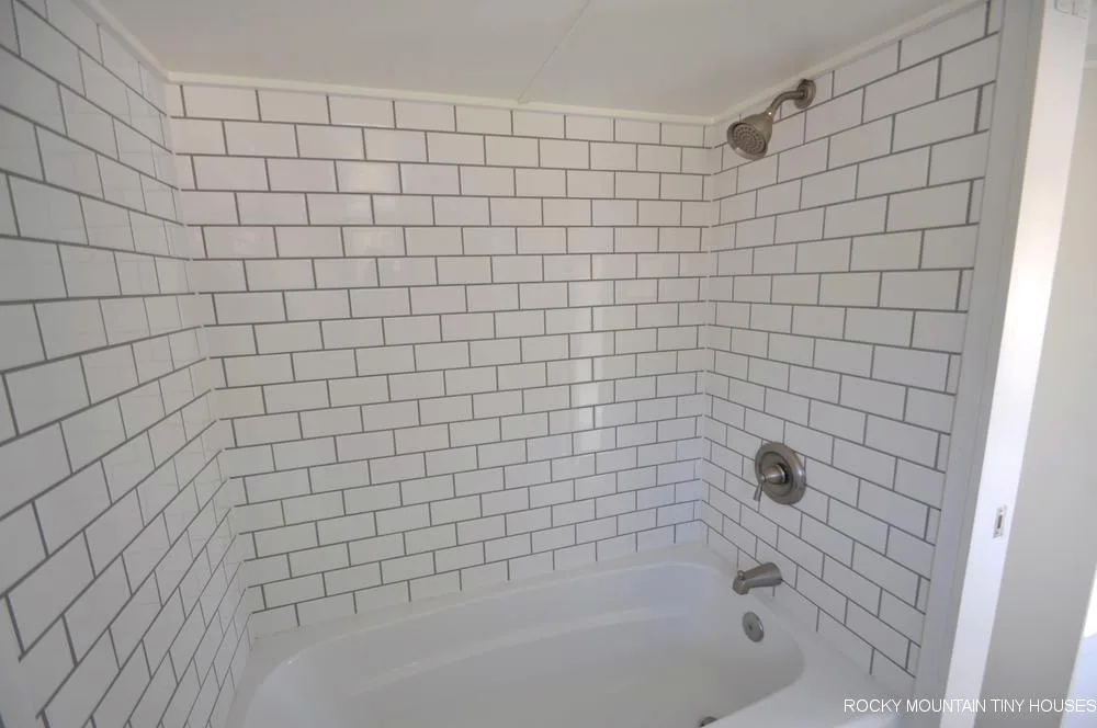 Tile Shower - Ad Astra by Rocky Mountain Tiny Houses
