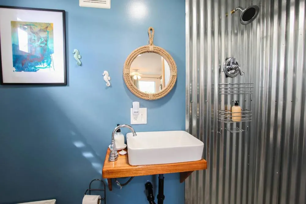 Bathroom Sink - Big Island Container Home