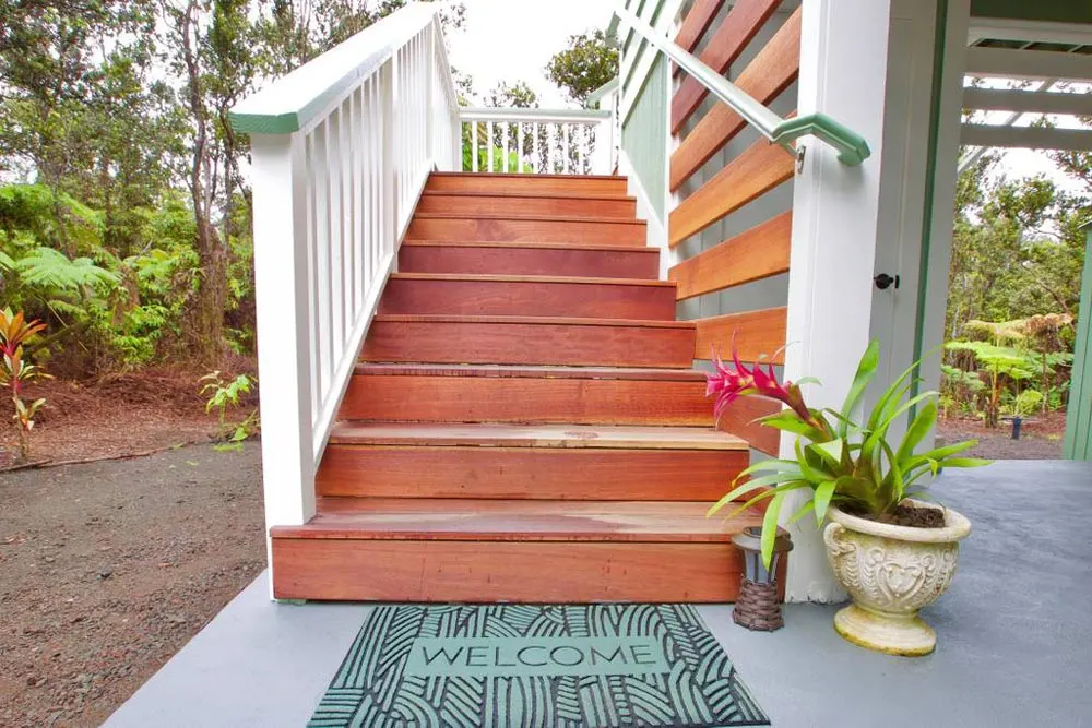 Stairs - Hawaiian Rainforest Treehouse