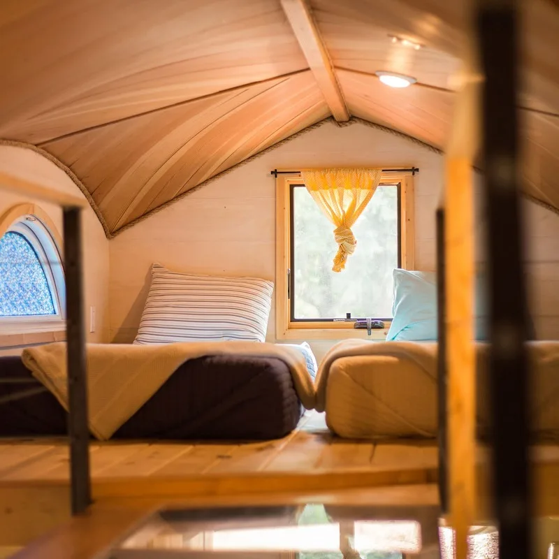 Arched Ceiling - Pequod at WeeCasa Tiny House Resort