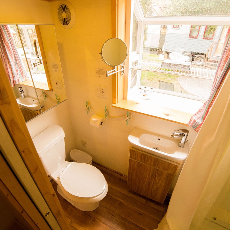 Bathroom - Pequod at WeeCasa Tiny House Resort