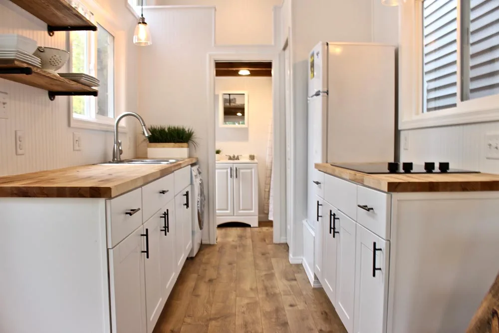 White Shaker Cabinets - Chateau Shack by Mini Mansions