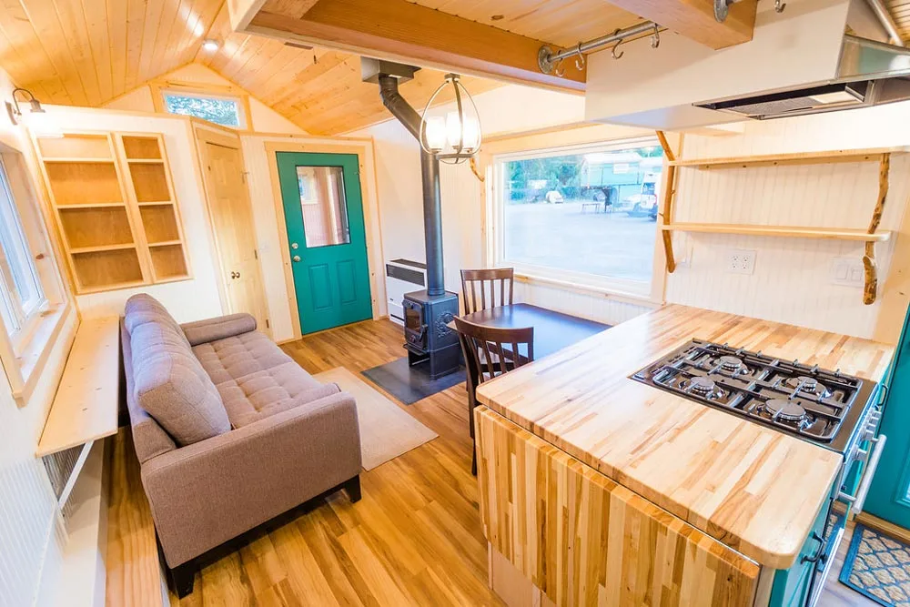 Living Area - Laura's Tiny House by MitchCraft Tiny Homes