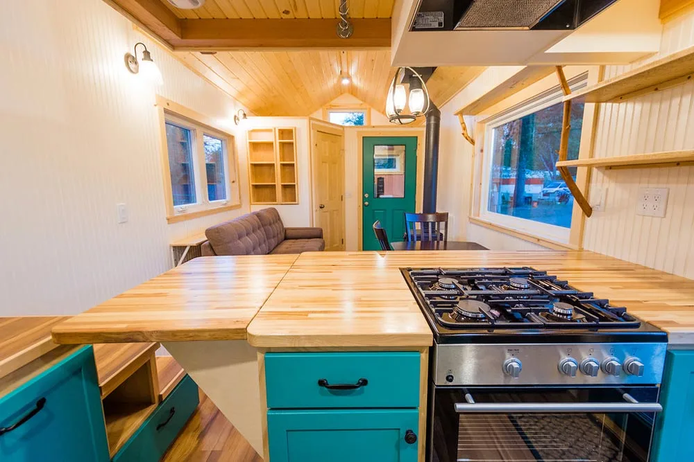 Counter Extension - Laura's Tiny House by MitchCraft Tiny Homes