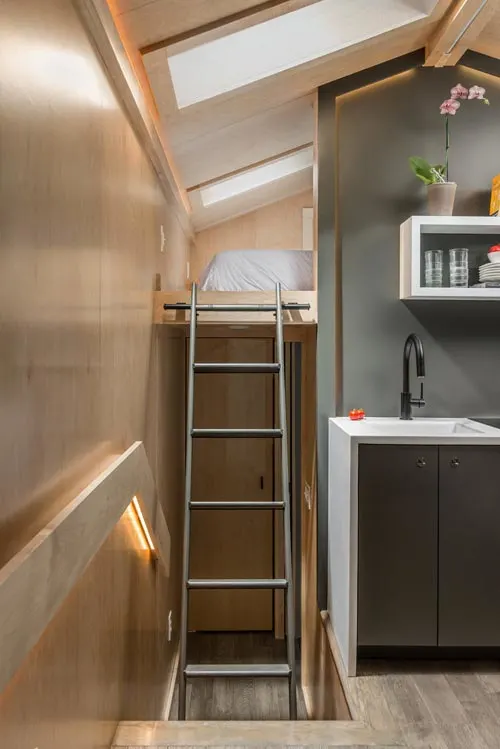 Loft Ladder - Orchid by New Frontier Tiny Homes