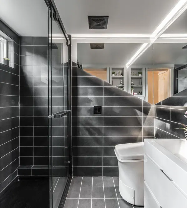 Luxurious Bathroom - Orchid by New Frontier Tiny Homes