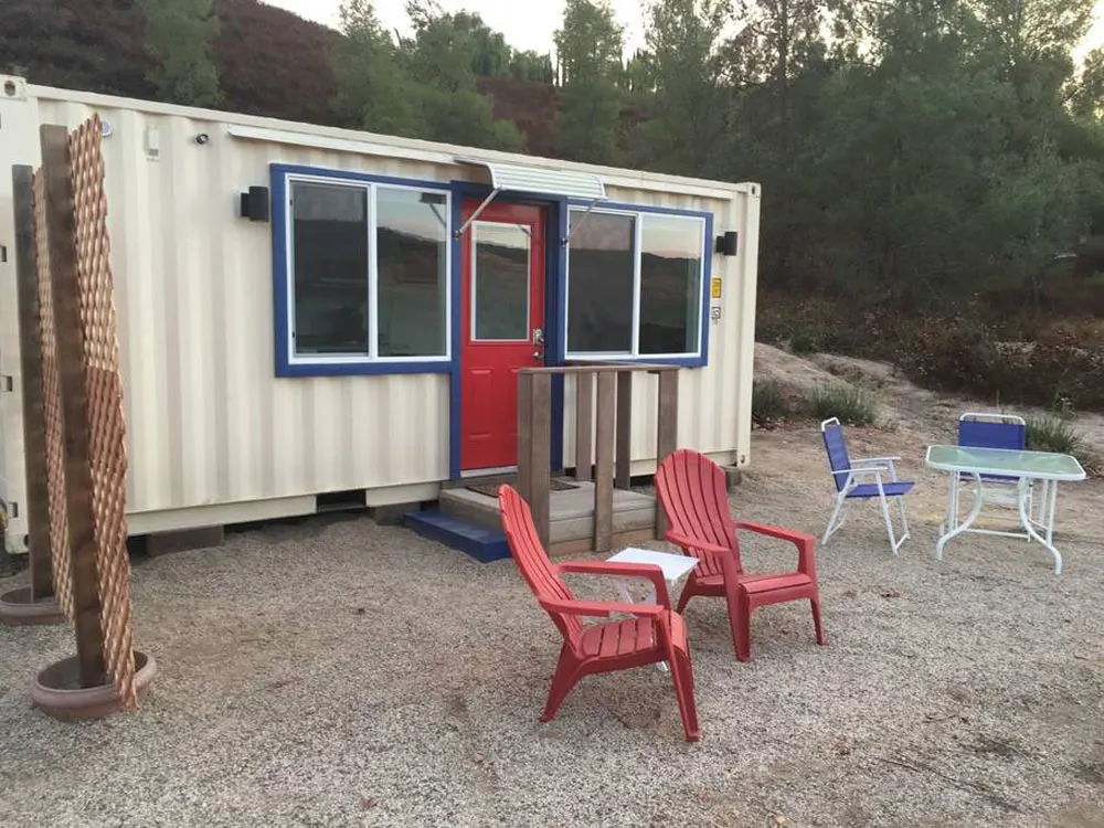 Outdoor Seating - Temecula Wine Country Tiny Container Home