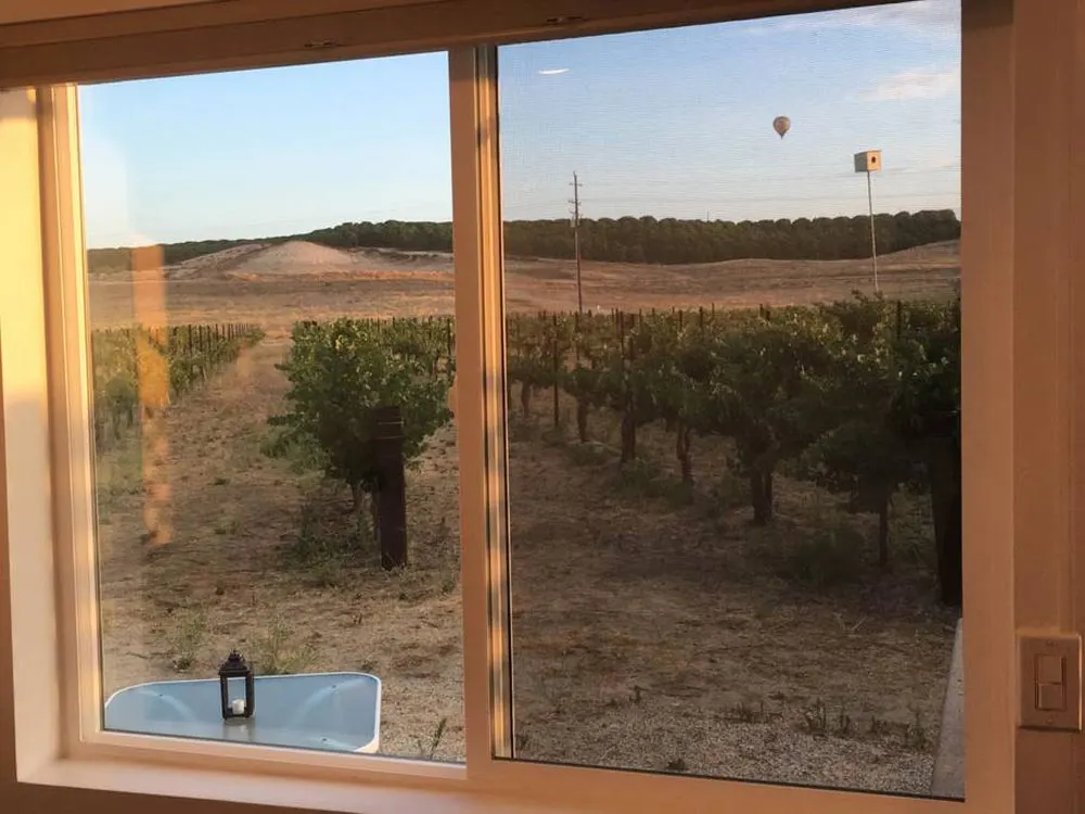 View From Bedroom - Temecula Wine Country Tiny Container Home