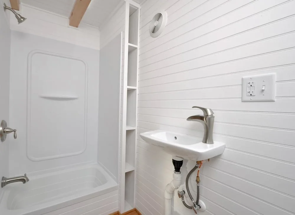 Sink & Shower - Croft by Tiny House Building Company
