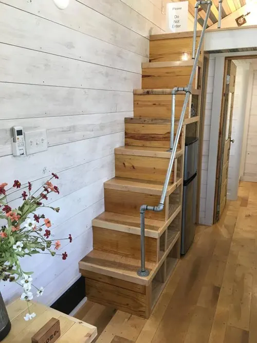 Storage Stairs - Homestead by Rafter B Tiny Homes