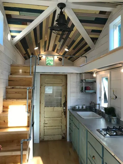 Reclaimed Door - Homestead by Rafter B Tiny Homes