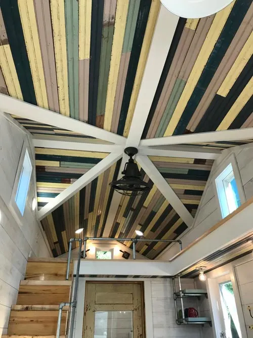 Vintage Beadboard Ceiling - Homestead by Rafter B Tiny Homes