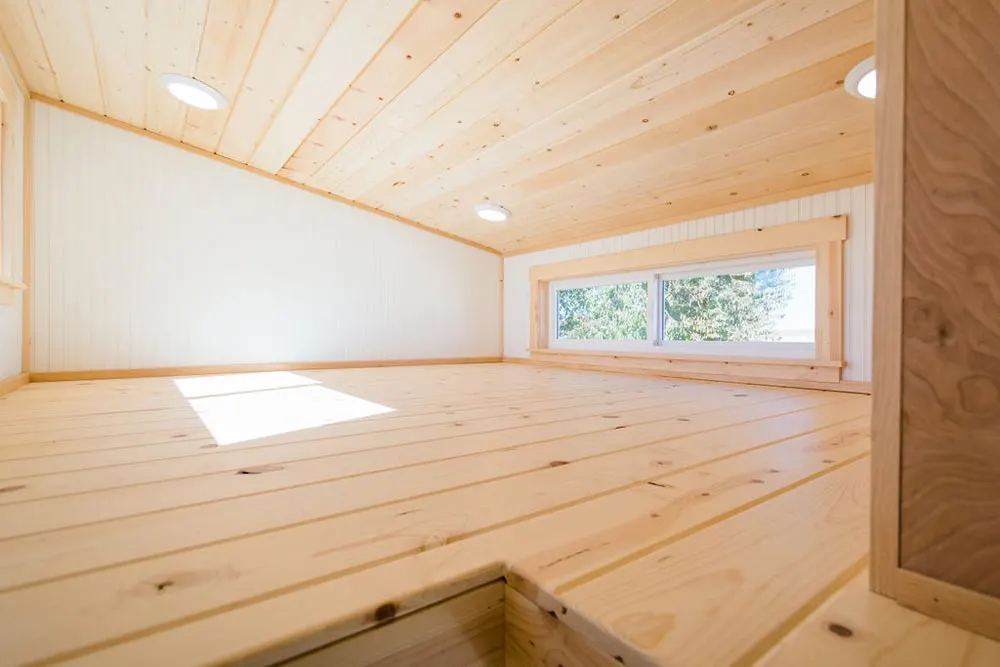 Bedroom Loft - Kailey's 22' Off-Grid Tiny House by Mitchcraft Tiny Homes
