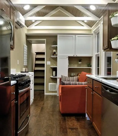 Kitchen & Living Room - Kingfisher by Blue Sky Tiny Homes