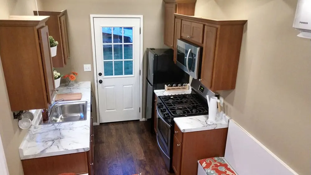 Galley Kitchen - Kingfisher by Blue Sky Tiny Homes