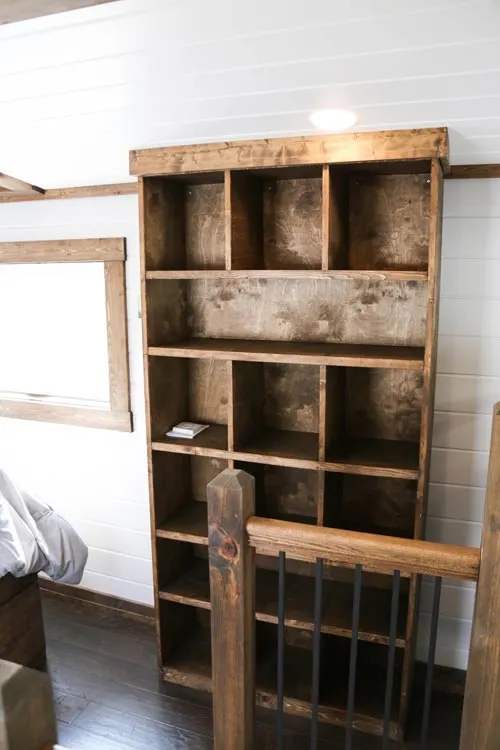 Built-In Shelves - Mini Mansion by Tiny House Chattanooga