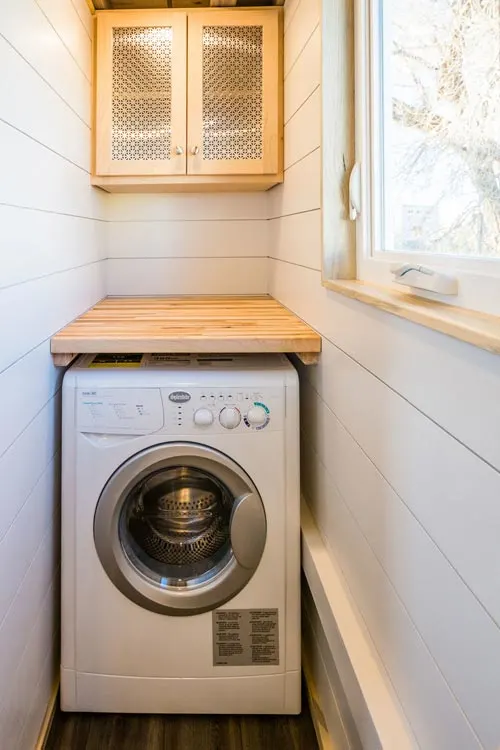 Washer/Dryer Combo - 20' Tiny House by MitchCraft Tiny Homes