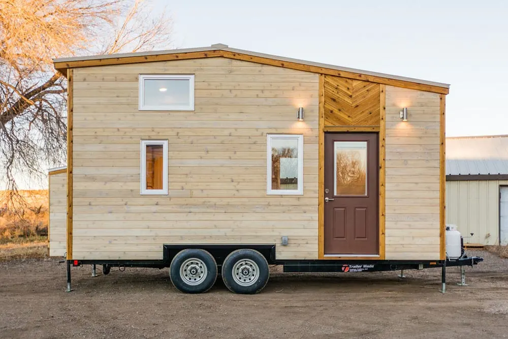 Cedar T&G Siding - 20' Tiny House by MitchCraft Tiny Homes