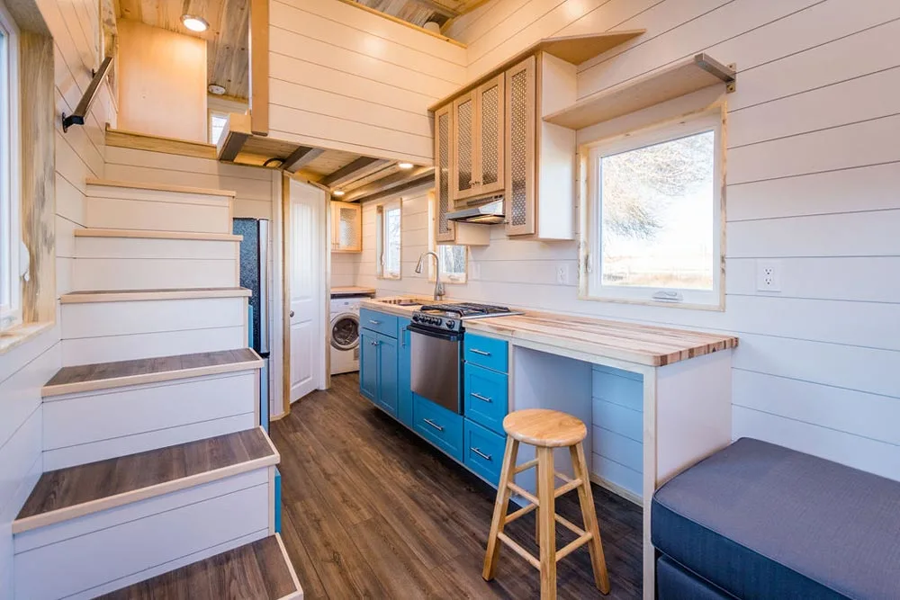 Work/Dining Space - 20' Tiny House by MitchCraft Tiny Homes