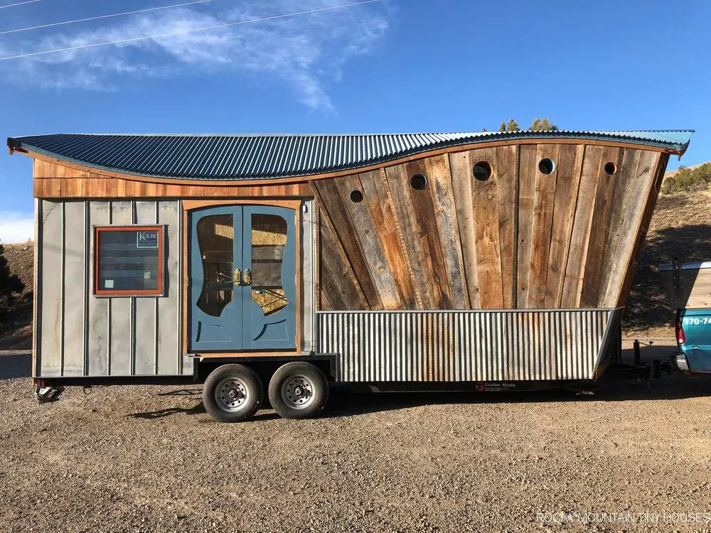 Reclaimed Barn Wood Siding - San Juan by Rocky Mountain Tiny Houses