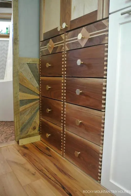 Dovetail Drawers - San Juan by Rocky Mountain Tiny Houses