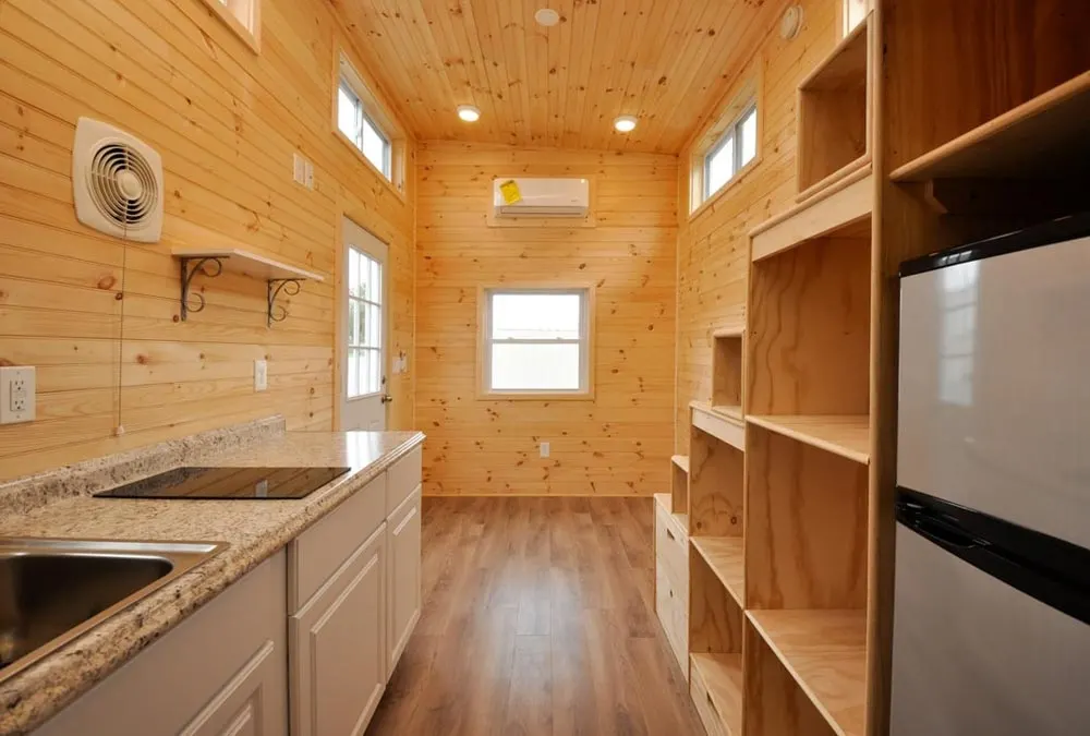 Kitchen & Living Room - Fairview by Tiny House Building Company
