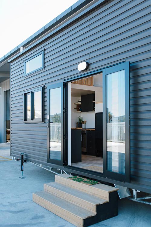 Double French Doors - Ibbotson Tiny House by Build Tiny