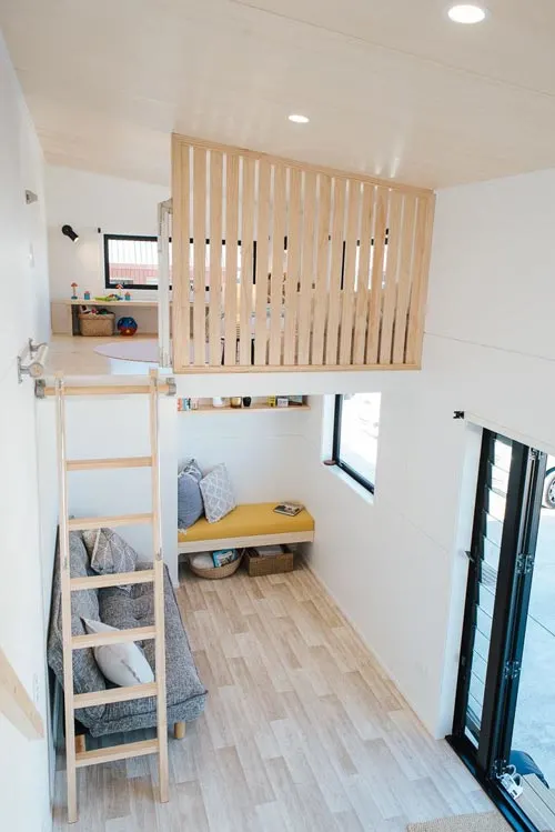Loft & Lounge Area - Ibbotson Tiny House by Build Tiny