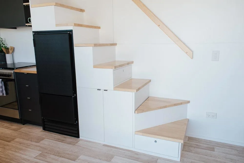 Storage Stairs - Ibbotson Tiny House by Build Tiny