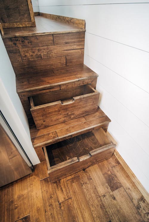 Gooseneck Stairs - Lupine by Wind River Tiny Homes