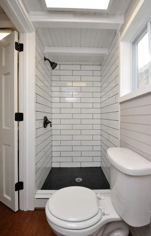 Tile Shower - Waterford by Tiny House Building Company