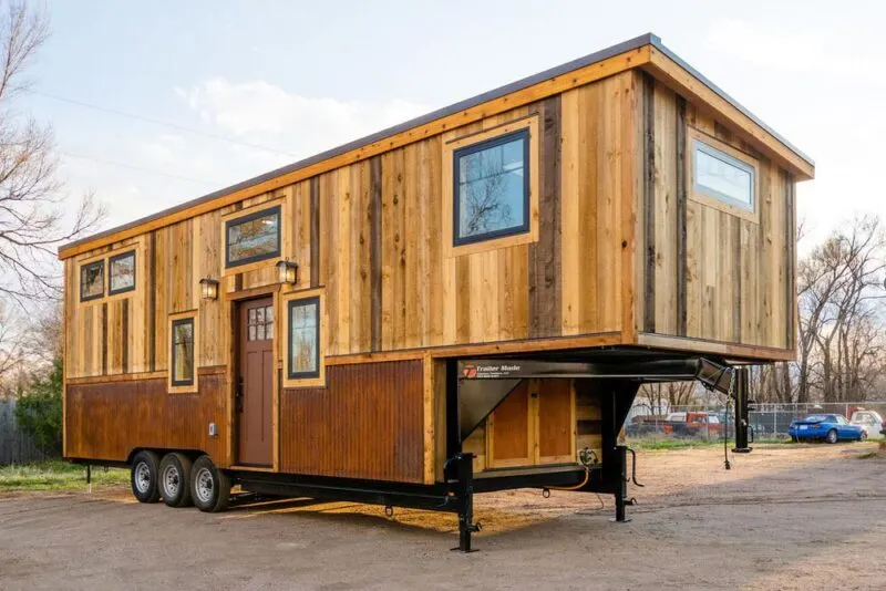 Ross' 35' Gooseneck Tiny House by Mitchcraft Tiny Homes