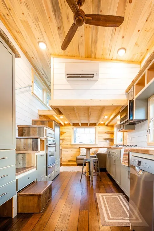 Interior View - Ross' 35' Gooseneck Tiny House by Mitchcraft Tiny Homes