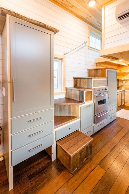 Plentiful Storage - Ross' 35' Gooseneck Tiny House by Mitchcraft Tiny Homes