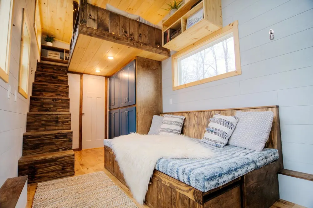 Built-In Sofa Bed - Lykke by Wind River Tiny Homes