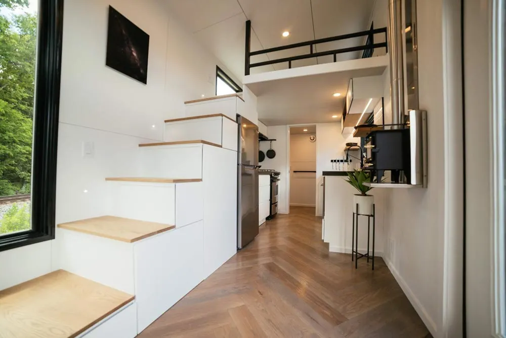 Storage Staircase - Kubrick by Wind River Tiny Homes
